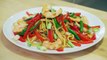 How to Cook Chinese Stir Fry Shrimp Lo Mein Noodles Recipe