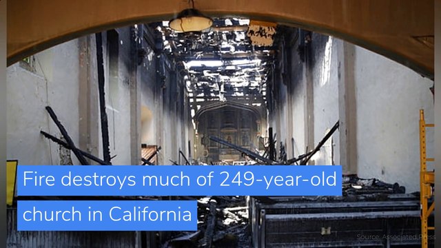 Fire destroys much of 249-year-old church in California, and other top stories from July 14, 2020.