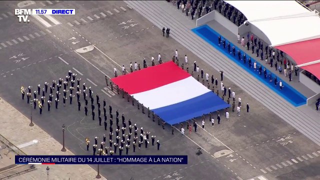 14-Juillet : la Marseillaise retentit sur la place de la Concorde