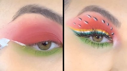Watermelon-Inspired Eyeshadow Is Our Summer Makeup Goals