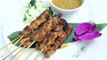 How To Make Malaysian Chicken Satay, Grilled Chicken Skewers Recipe