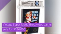 Vintage Super Mario Bros. video game sells for $114,000, and other top stories from July 14, 2020.