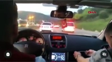 Trafikte makas terörü kamerada