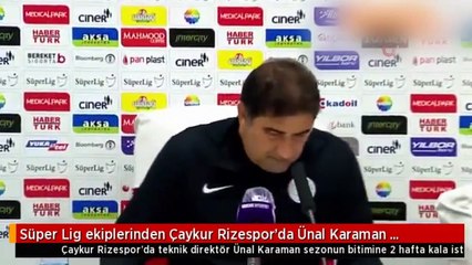 Ünal Karaman böyle veda etti!