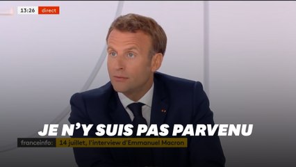 Macron comprend la 'détestation' à son égard mais rejette la 'haine'