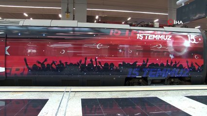 15 Temmuz Demokrasi ve Milli Birlik Treni ilk seferi için Ankara’dan İstanbul’a hareket etti