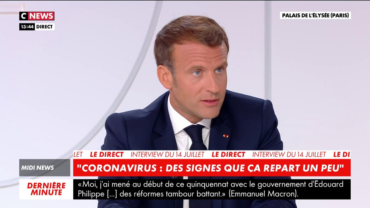 « Je souhaite que dans les prochaines semaines on rende obligatoire le masque dans tous les lieux publics clos », annonce Emmanuel Macron