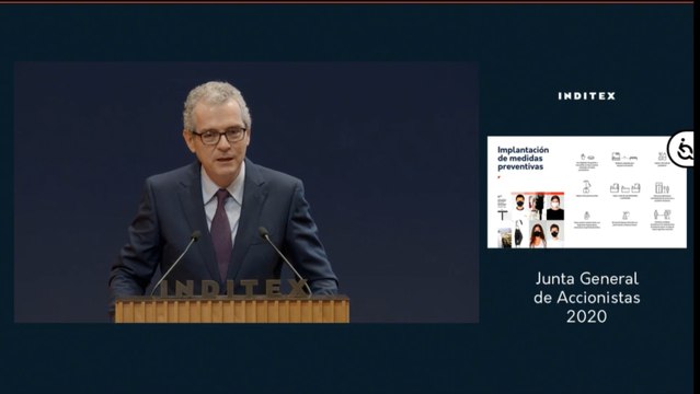 Isla dice que la crisis sanitaria ha puesto de manifiesto la fortaleza de Inditex