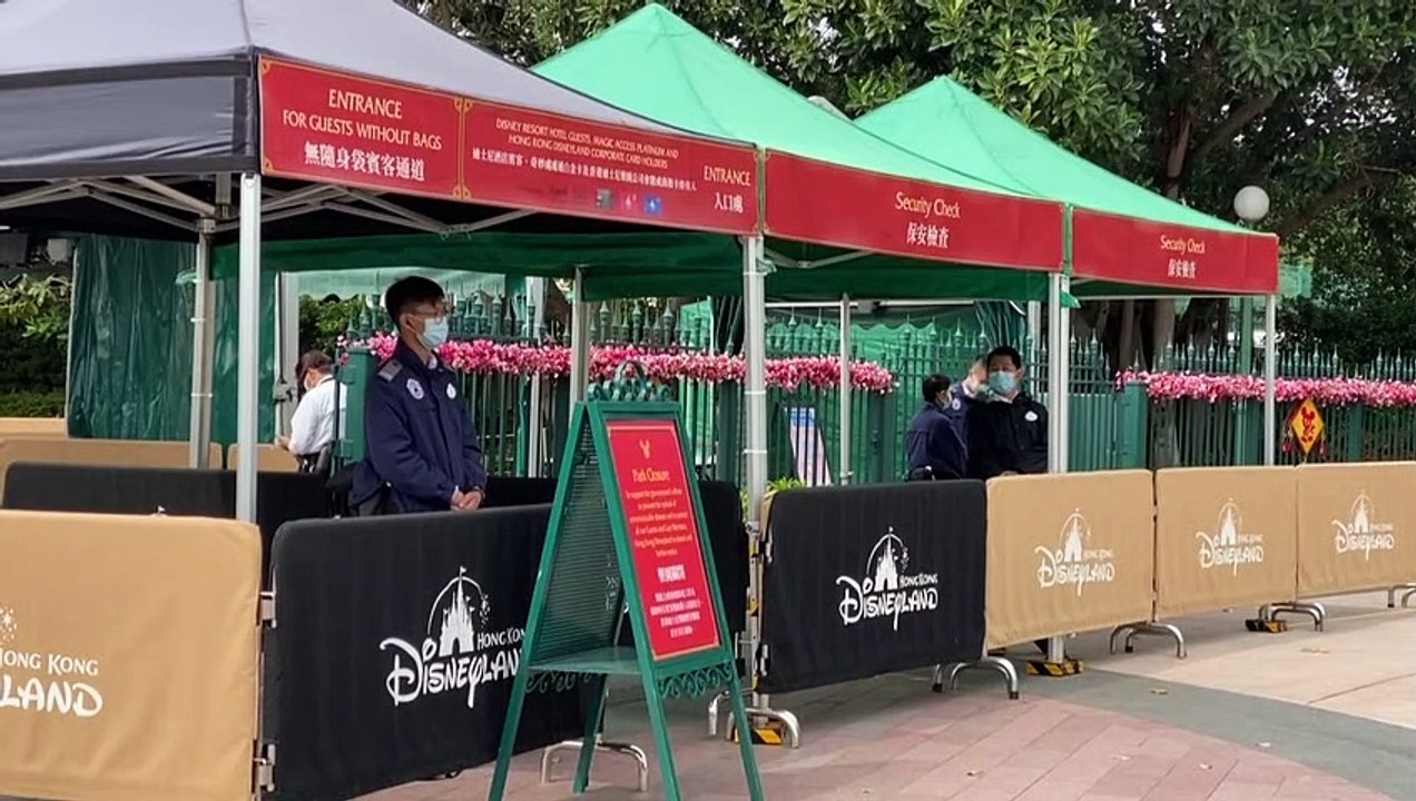 Steigende Corona-Zahlen in Hongkong - Disneyland macht wieder dicht