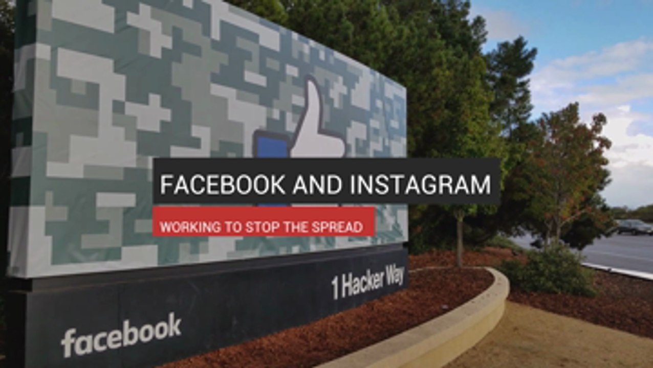 Facebook and Instagram Working to Stop the Spread