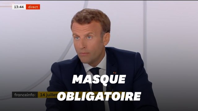 Le masque sera obligatoire dans les lieux publics clos