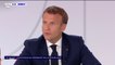 Emmanuel Macron: "On a le droit de voir loin et grand, y compris quand il ne reste que 600 jours"