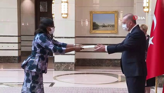 Fildişi Sahili Büyükelçisi Toure, Erdoğan'a güven mektubu sundu