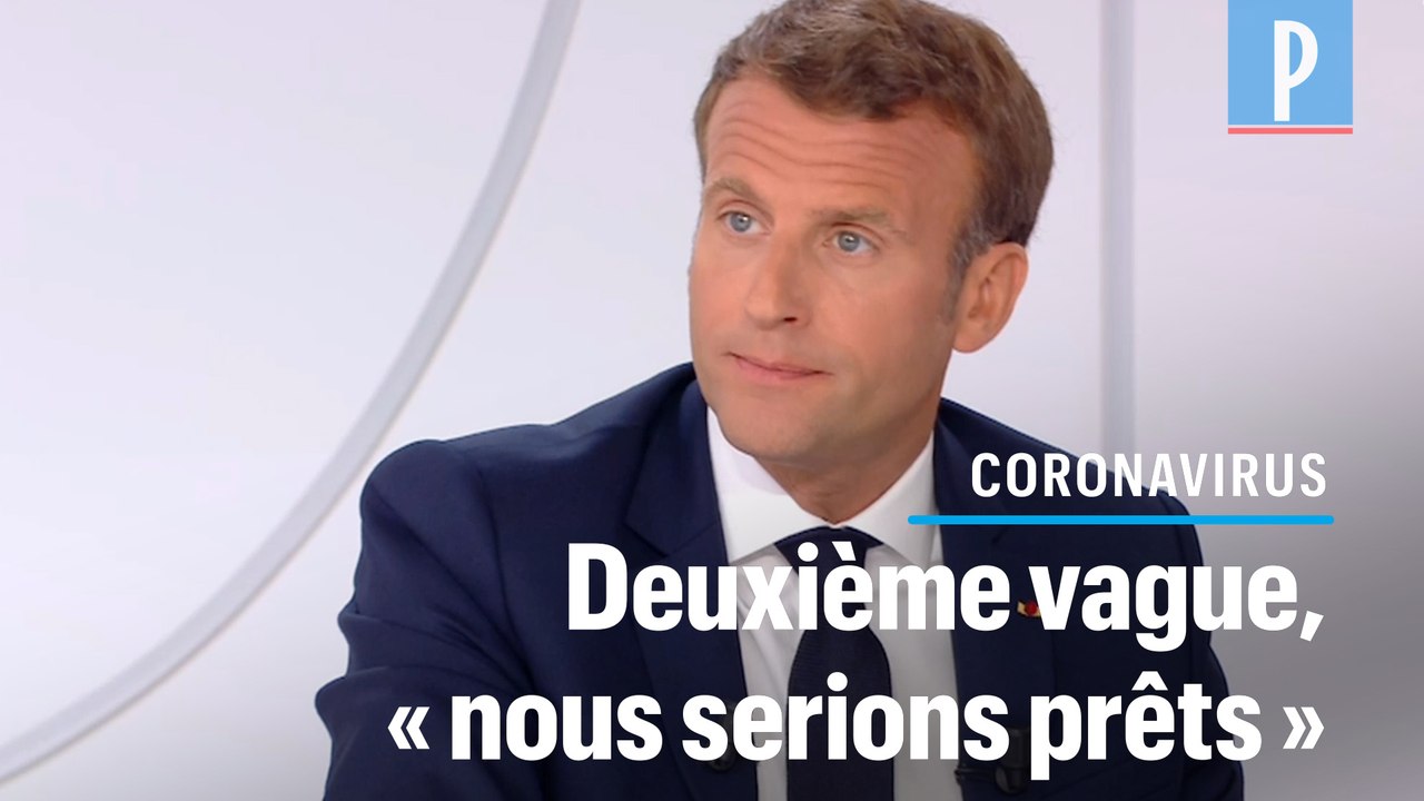 Macron :  «Nous serons prêts »,  en cas de de deuxième vague de coronavirus