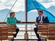 Schiff, Kutsche und Schloss: Markus Söder empfängt Angela Merkel
