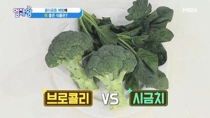 ※당신의 초이스~!※ 골다공증엔?! 브로콜리 VS 시금치