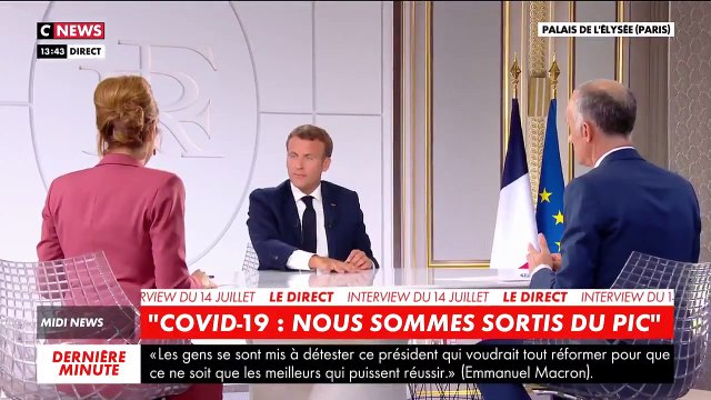 Emmanuel Macron: Je souhaite qu'on rende le masque obligatoire dans tous les lieux publics clos dès le 1er août