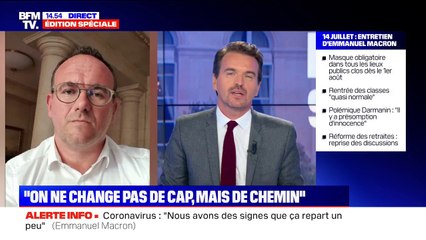 Abad sur l'interview de Macron: "Il n'y a quasiment rien eu sur la question de l'autorité de l'État"