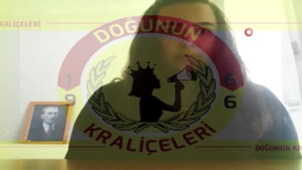 Kadın taraftarlardan kadın cinayetlerine videolu tepki