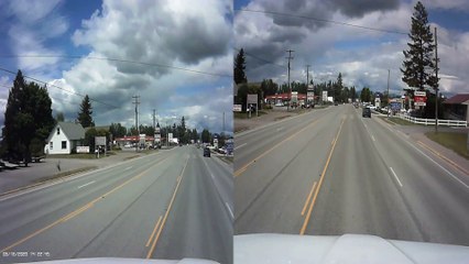 Elderly Driver Turns in Front of Truck