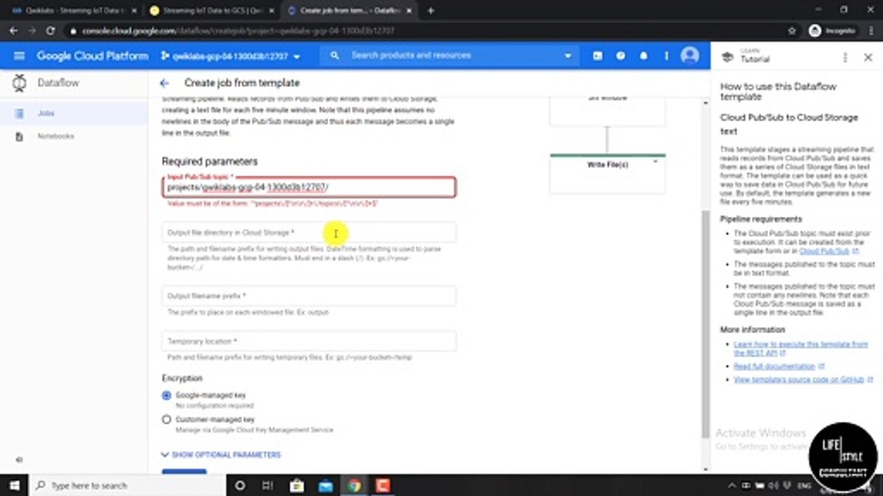 Industrial iot On Google Cloud Platform | Quicklab- Streaming IoT Core Data to Dataprep | Coursera | Week-2