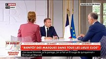 Regardez l'intégralité de l'interview du Président Emmanuel Macron qui a répondu aux questions de Léa Salamé et de Gilles Bouleau - VIDEO