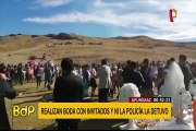 Sin medidas sanitarias: cientos de invitados asistieron a boda en Apurímac