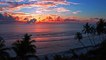 Bright Orange Sunset On The Beach || Beauty Of Sunset || Beauty Of Nature Around The World