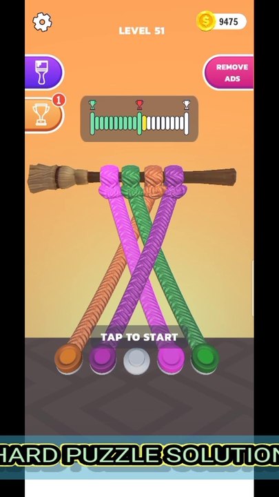TANGLE MASTER 3D -walktrough All levels - 51 to 100 -Gameplay ,android , iOS  by Anas Faruqi d