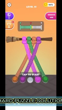 TANGLE MASTER 3D -walktrough All levels - 51 to 100 -Gameplay ,android , iOS by Anas Faruqi d