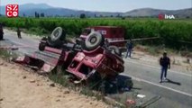 Tire’de orman yangınına giden ekip aracı kaza yaptı: 2 ölü