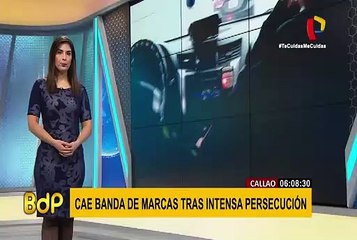 Callao: cae banda de marcas tras intensa persecución