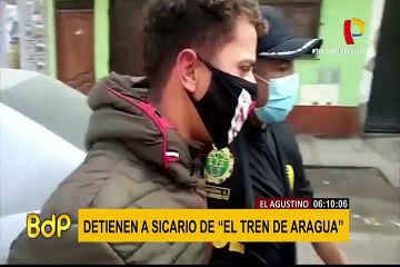 El Agustino: PNP detiene a sicario de "El Tren de Aragua"