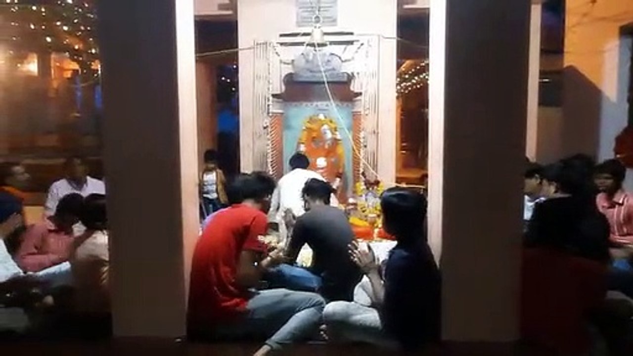 सुंदर कांड का आयोजन खूब झूमे भक्त गण बजरंग बली के दरबार में
