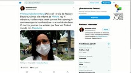 Venezolanos asisten a la Jornada Especial de Registro Electoral