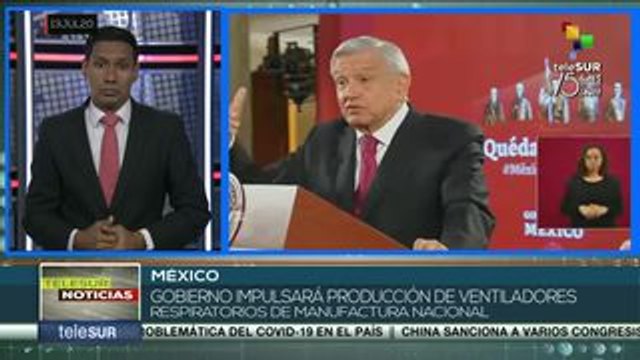 Gob. de México impulsará producción de ventiladores respiratorios