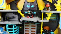 Imaginext Batman Batcave with Robin & Batman Bane tries to to take Gotham City