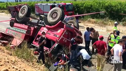 Yangına giden arazöz devrildi, 2 orman işçisi şehit oldu | Video