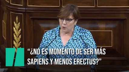 Helena Caballero (PSOE): "Señorías de Vox, ¿no les parece que ya es el momento de ser un poquito más sapiens y un poquito menos erectus?"