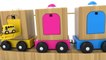 Colors for Children to Learn with Preschool Toy Train and Street Vehicles Toys