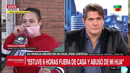 El calvario de Paola Altamira: "Mi hija me contó que él la tocaba