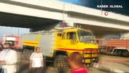 Mısır'da petrol boru hattında dev yangın