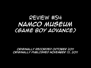 Review 54 - Namco Museum (GBA)