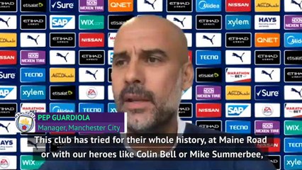 Download Video: City deserve to be an elite club - Guardiola