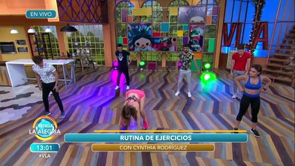 ¡A saltar y a quemar las calorías que nos sobran al lado de Cynthia Rodríguez! | Venga La Alegría