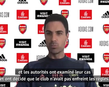Arsenal - Arteta : Manchester City mérite pleinement d'être en Ligue des Champions