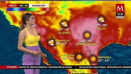 Pamela Longoria nos da el pronóstico del tiempo para este martes 14 de julio