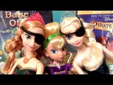 Tinker Bell with Pirate Elsa and Pirate Anna Play Doh Disney Frozen Dolls + Fairy Tinkerbell DVD