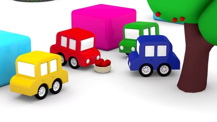 4 Küçük Araba Çizgi Filmi - Arabalar elmalı turta yapıyor