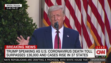 Blitzer quickly cuts away from Trump press conference once he begins 'deteriorating into campaign speech'